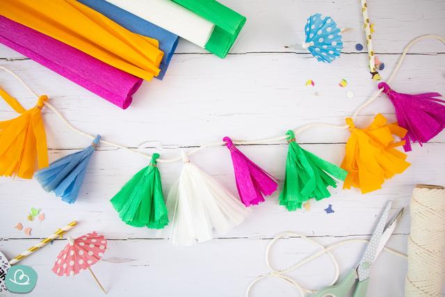 Schritt-für-Schritt-Anleitung: Girlanden selber basteln