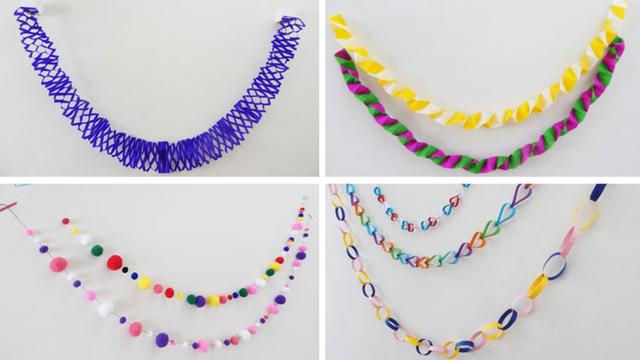 DIY-Dekoration: Girlanden für Fasching und Karneval basteln