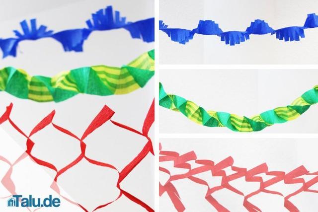Bastelanleitung: Verschiedene Girlanden für jeden Anlass selber basteln