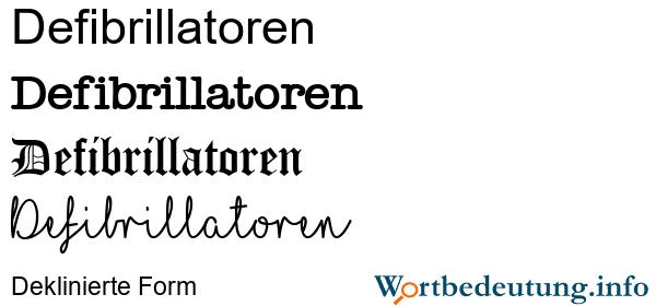 Defibrillator im Duden: Eine zeitliche Betrachtung der Eintragung. Defibrillator im Duden: Eine zeitliche Betrachtung der Eintragung.