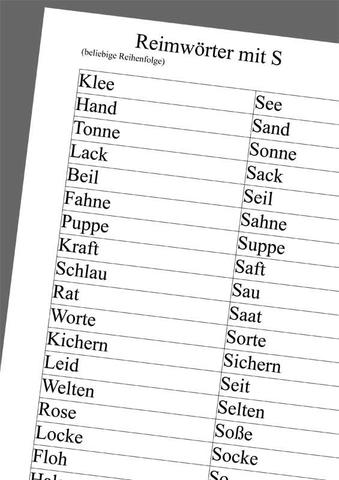 "Lyrische Inspiration: Reimende Worte für "Lyrische Inspiration: Reimende Worte für