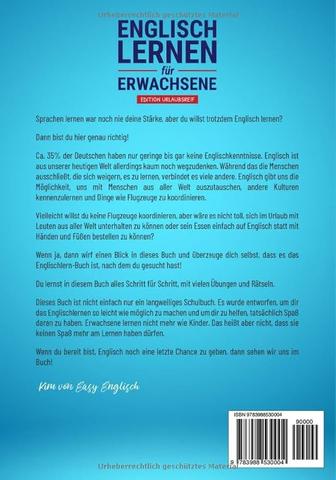 Lösungsschlüssel und Vokabelliste: Deutsch lernen statt Englisch
