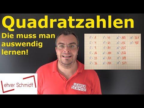 Quadratzahlen verstehen und berechnen lernen