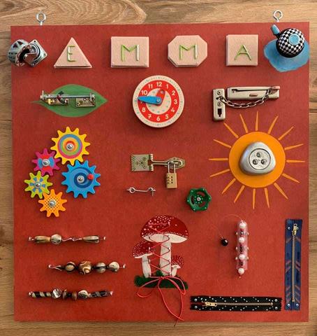 Inspiration für DIY Motorikwände und Busy Boards: So baust du dein eigenes Activity Board