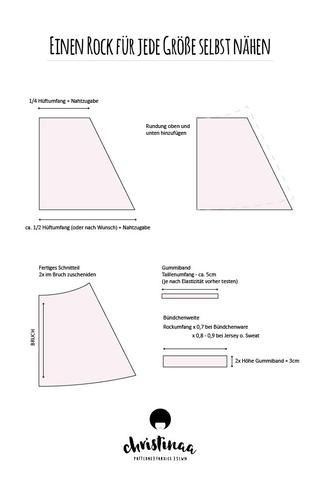"Einfache Schnittmuster für selbstgenähte Röcke" "Einfache Schnittmuster für selbstgenähte Röcke"