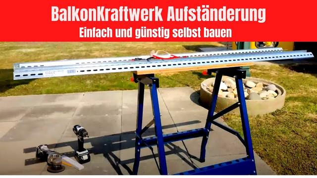 Balkonkraftwerk Halterung zum Selberbauen: Kosten sparen mit dieser Anleitung Balkonkraftwerk Halterung zum Selberbauen: Kosten sparen mit dieser Anleitung