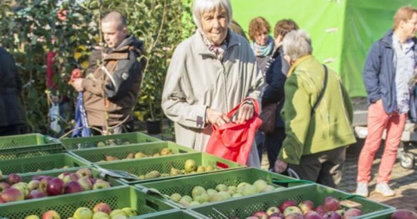 Apfelfest der Albrecht-Thaer-Schule im Heilpflanzengarten Apfelfest der Albrecht-Thaer-Schule im Heilpflanzengarten