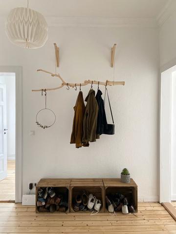 Platzsparende DIY-Garderoben für jeden Wohnraum Platzsparende DIY-Garderoben für jeden Wohnraum