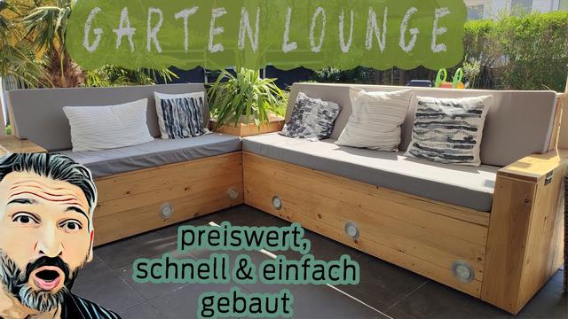 Hol dir Urlaubsfeeling nach Hause: Bau deine eigene Gartenlounge Hol dir Urlaubsfeeling nach Hause: Bau deine eigene Gartenlounge