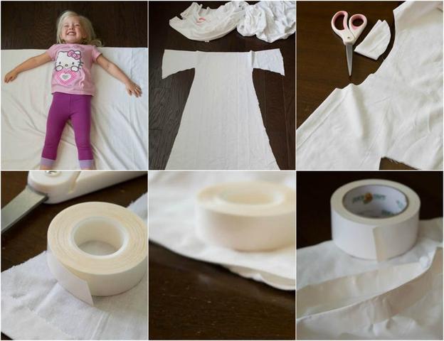 Step-by-Step Anleitung: Selbstgemachtes Gespensterkostüm für Kinder Step-by-Step Anleitung: Selbstgemachtes Gespensterkostüm für Kinder