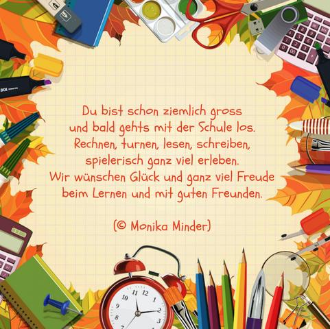 Die perfekten Worte für die Glückwunschkarte zum Schulanfang Die perfekten Worte für die Glückwunschkarte zum Schulanfang