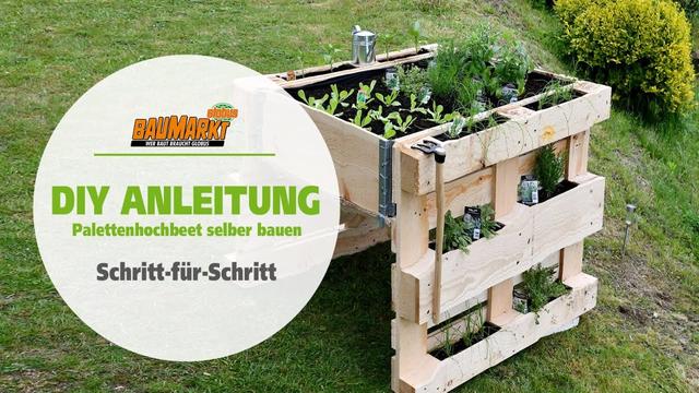 Schritt-für-Schritt-Anleitung: Hochbeet aus Paletten selber machen Schritt-für-Schritt-Anleitung: Hochbeet aus Paletten selber machen