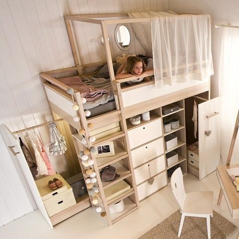 Ein DIY-Hochbett mit Schrank: So wird das Kinderzimmer zum Abenteuerland Ein DIY-Hochbett mit Schrank: So wird das Kinderzimmer zum Abenteuerland