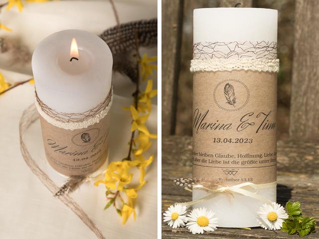 Schritt-für-Schritt-Anleitung: Eine einzigartige Hochzeitskerze selbst gestalten