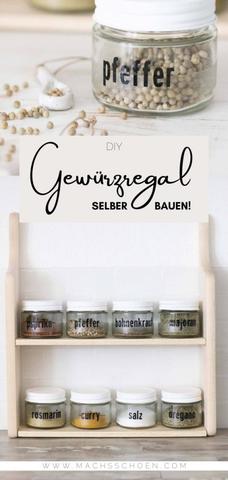 Gewürzregal selber bauen: Tipps und Ideen für dein Projekt Gewürzregal selber bauen: Tipps und Ideen für dein Projekt