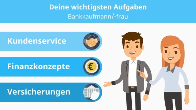 Aufgaben einer Bankkauffrau: Aufgaben einer Bankkauffrau:
