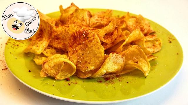 Selbstgemachte Chips in der Heißluftfritteuse: Knuspriger Genuss ohne viel Fett Selbstgemachte Chips in der Heißluftfritteuse: Knuspriger Genuss ohne viel Fett