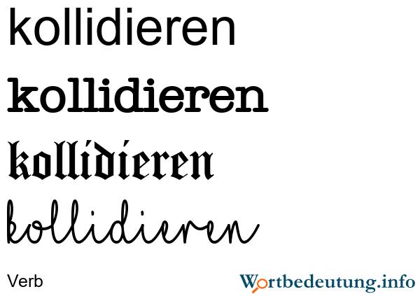 Bedeutung von  Bedeutung von