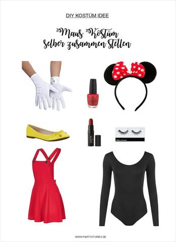 Tolle Ideen für ein DIY Minnie Maus Kostüm - ganz einfach selber machen Tolle Ideen für ein DIY Minnie Maus Kostüm - ganz einfach selber machen
