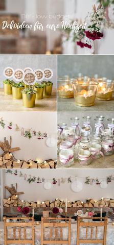Goldene Hochzeit: DIY-Tischdeko-Ideen zum Selbermachen Goldene Hochzeit: DIY-Tischdeko-Ideen zum Selbermachen