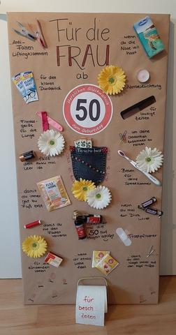 Geldgeschenke selber machen zum 50. Geburtstag einer Frau - Bastelideen Geldgeschenke selber machen zum 50. Geburtstag einer Frau - Bastelideen
