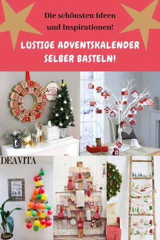 Weihnachtsvorfreude pur: Lustige Adventskalender selbst basteln Weihnachtsvorfreude pur: Lustige Adventskalender selbst basteln