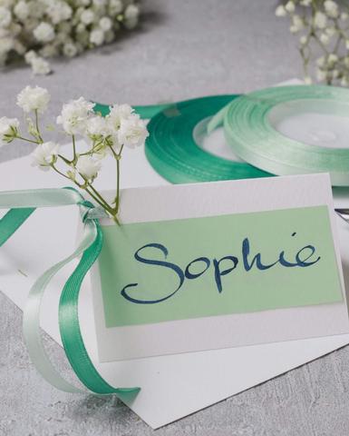 DIY: Tischkarten selber machen - Inspiration für deine Hochzeit