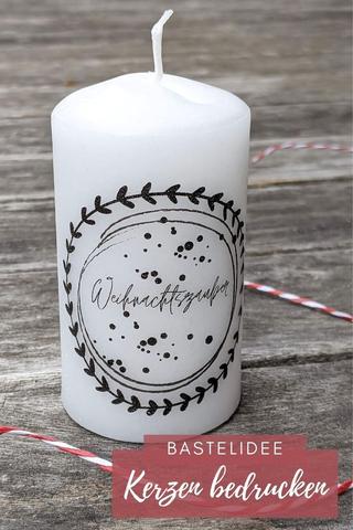 Individuelle Geschenke gestalten: Kerzen selbst bedrucken Individuelle Geschenke gestalten: Kerzen selbst bedrucken