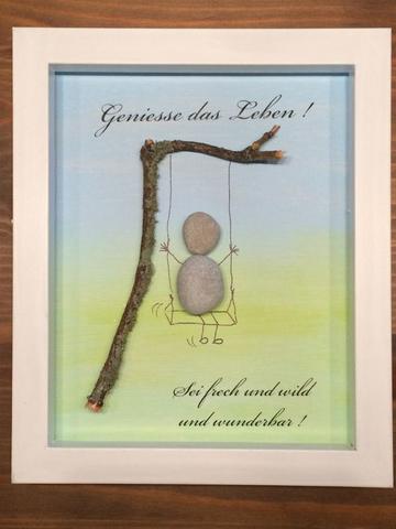 Einfache Ideen für selbstgemachte Steinbilder mit stimmungsvoller Atmosphäre Einfache Ideen für selbstgemachte Steinbilder mit stimmungsvoller Atmosphäre