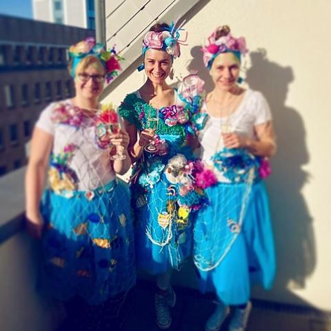 DIY Meer-Kostüm auf den letzten Drücker