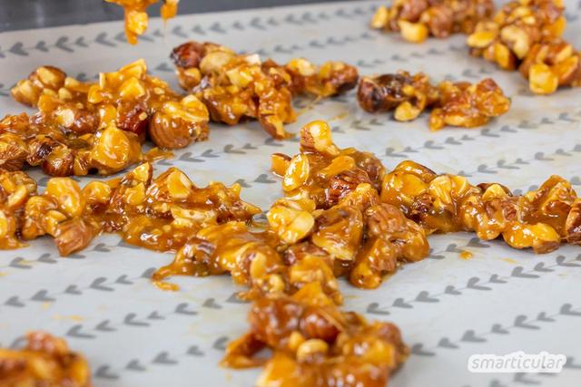 Knuspriges Haselnusskrokant ganz leicht zuhause machen Knuspriges Haselnusskrokant ganz leicht zuhause machen