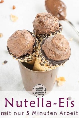 Genuss pur: Selbstgemachtes Nutella-Eis in nur 5 Minuten zubereiten Genuss pur: Selbstgemachtes Nutella-Eis in nur 5 Minuten zubereiten