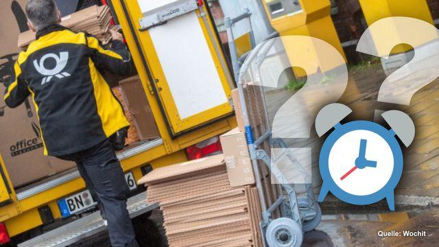 Uhrzeiten für die Zustellung der Deutschen Post: Wann können Sie mit Ihrem Paket rechnen? Uhrzeiten für die Zustellung der Deutschen Post: Wann können Sie mit Ihrem Paket rechnen?