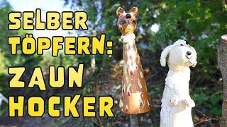 Lustige und kreative Zaunhocker selber machen Anleitung Sieu Thi Do