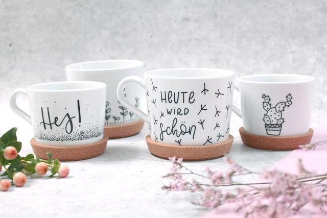 Persönliche Note: Verziere deine Lieblingstasse mit einem individuellen Motiv.