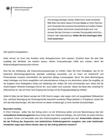 Mutterschaftsgeld beantragen: Was Sie beachten müssen Mutterschaftsgeld beantragen: Was Sie beachten müssen