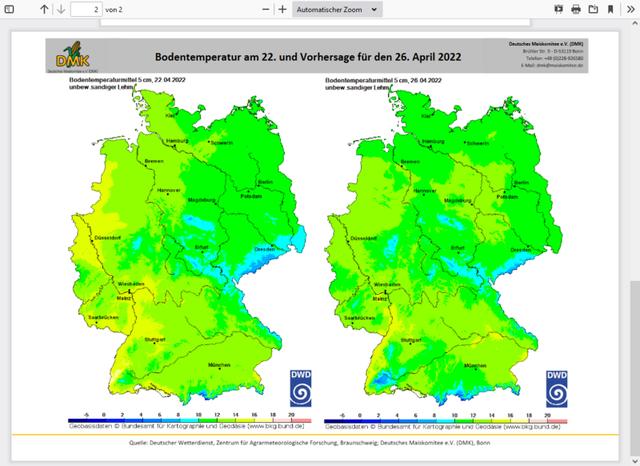Bodentemperatur und Aussaatzeitpunkt: Wann sollte Mais gesät werden? Bodentemperatur und Aussaatzeitpunkt: Wann sollte Mais gesät werden?