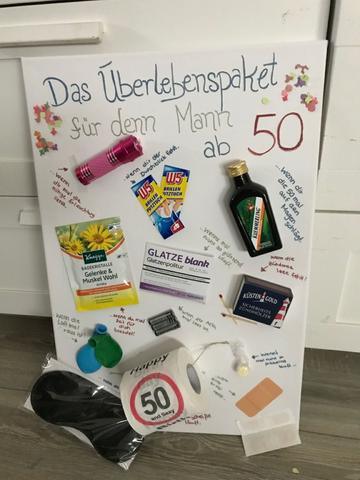 Lustige und originelle Geschenke zum 50. Geburtstag für Männer selbst gestalten Lustige und originelle Geschenke zum 50. Geburtstag für Männer selbst gestalten