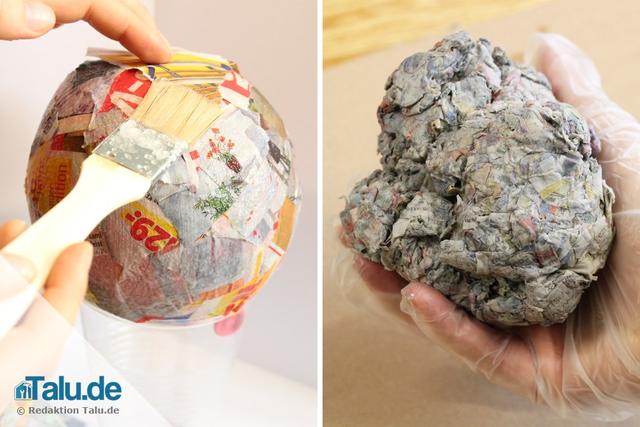 Schnell und günstig: Pappmaché selber machen mit nur wenigen Materialien