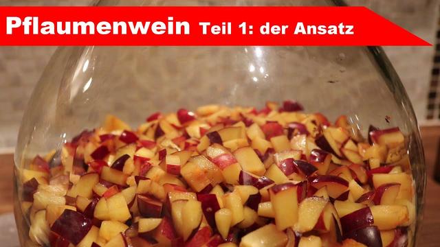 Wie man Pflaumenwein zu Hause herstellt Wie man Pflaumenwein zu Hause herstellt