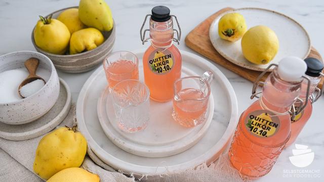 So gelingt der perfekte Quittenlikör zu Hause So gelingt der perfekte Quittenlikör zu Hause