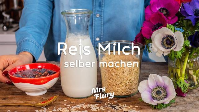 Vorratsschrank für Veganer: Die Zutaten für selbstgemachte Reismilch