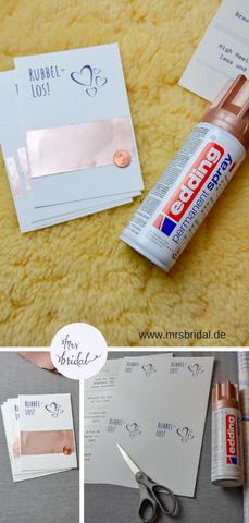 Upcycling-Tipp: Rubbellose aus Papierresten selber machen