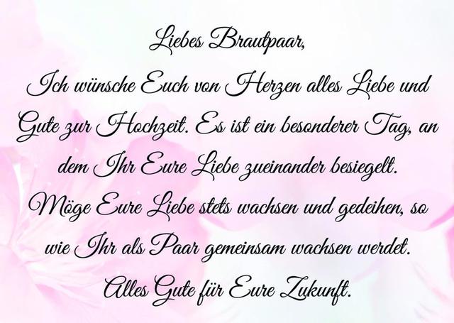 Schöne Wünsche zur Hochzeit Tipps und Inspiration für die perfekte