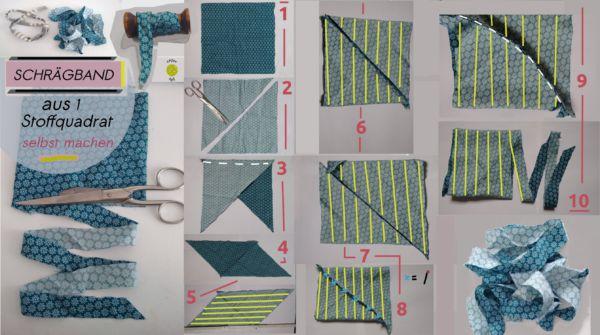 Nähprojekte verschönern: Schrägband selbst herstellen leicht gemacht Nähprojekte verschönern: Schrägband selbst herstellen leicht gemacht