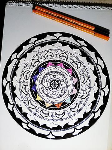 Entdecke die meditative Wirkung des Mandala Malens