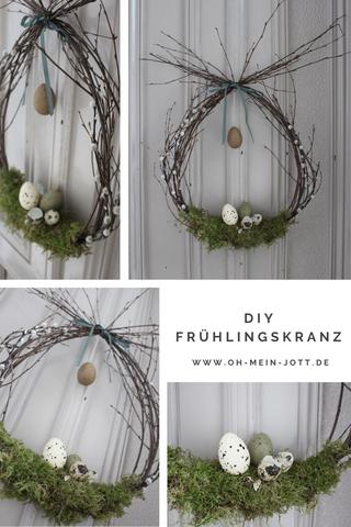 Natürlicher Türkranz zu Ostern: So gestalten Sie ihn selbst