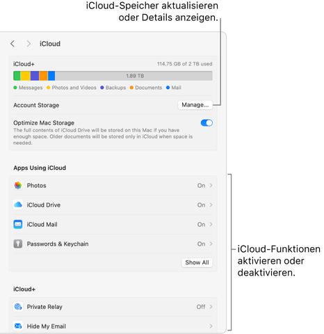 Einfache Einrichtung von iCloud auf deinem Mac Einfache Einrichtung von iCloud auf deinem Mac