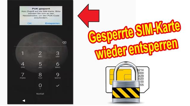 Sim-Karte ohne PUK entsperren: So bekommen Sie Hilfe vom ...
