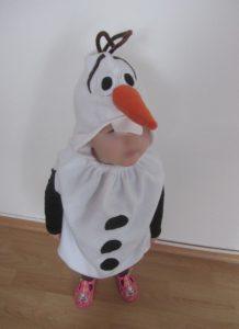 Einfache Anleitung: Olaf Kostüm selber machen für Kinder